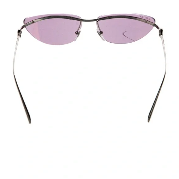 ✨ GUCCI Archival Y2K Purple Tint Shield Sunglasses w/ Case GG1701S - Picture 4 of 5